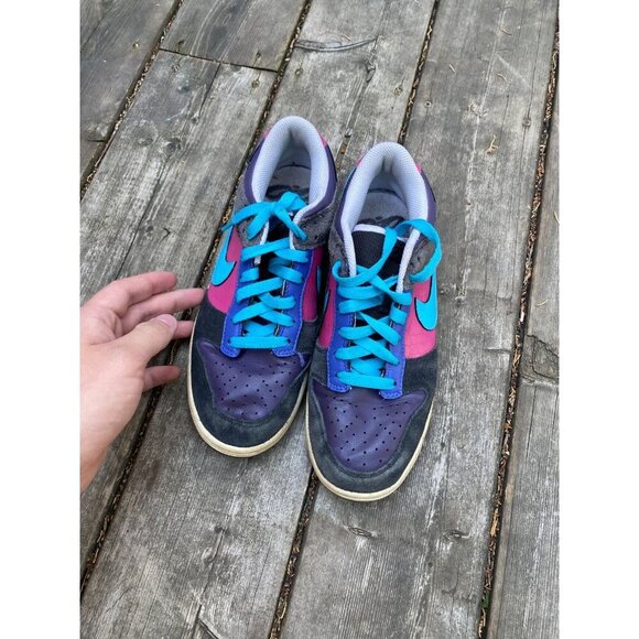Nike Dunk Low 6.0 Shoes Sneakers Black Pink Women's Size 8.5 SB Y2K 2008 - Picture 6 of 9